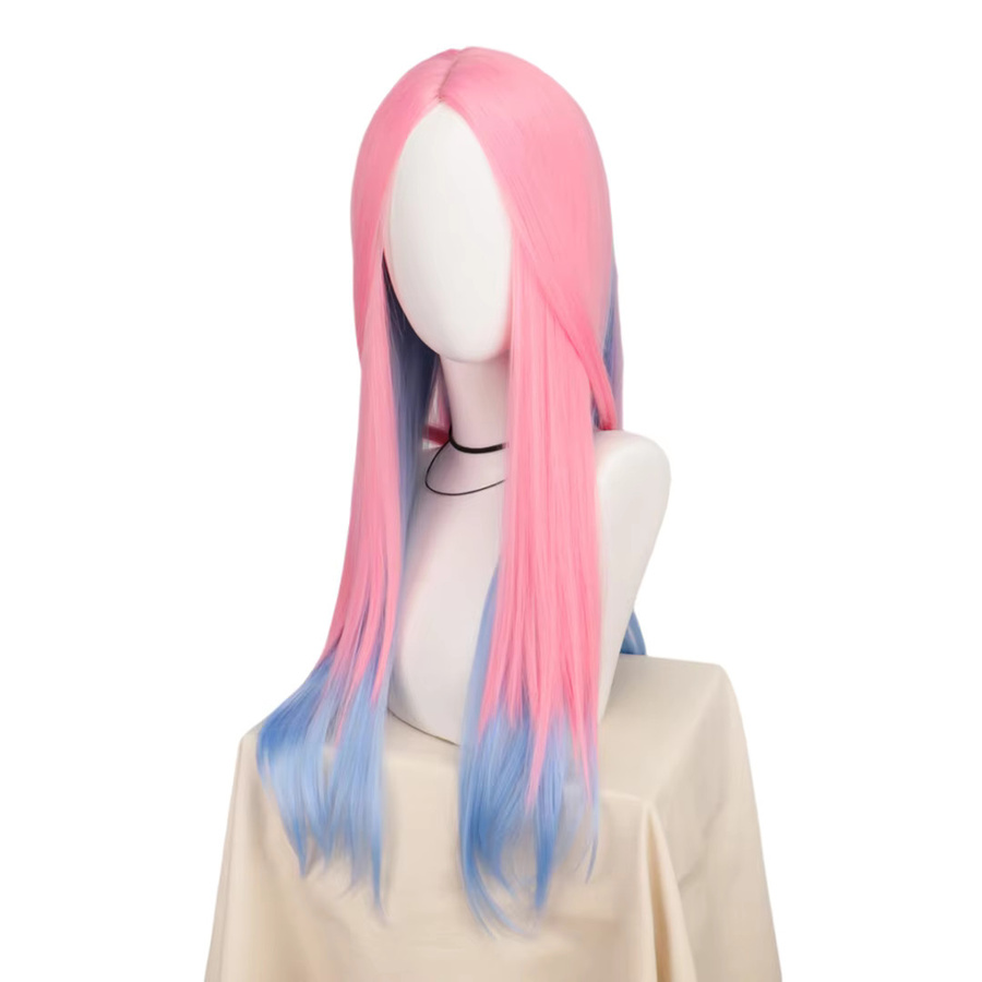 wow chan Alien Stage Mizi Cosplay Kostüm Perücke, bunt/mehrfarbig - Bild 2