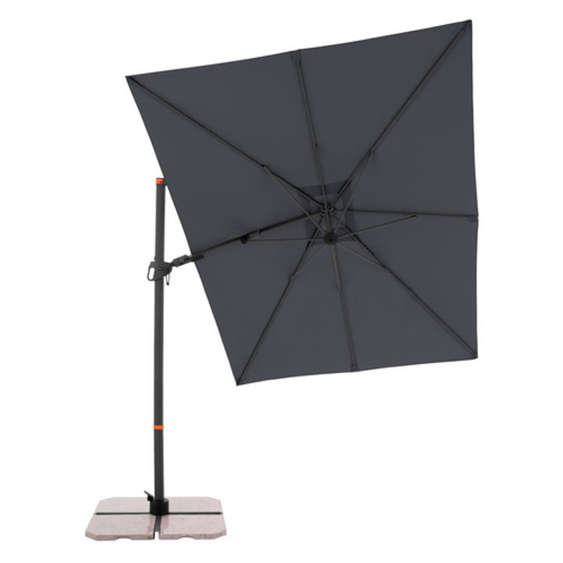 Doppler Pendelschirm MyZone in Anthrazit mit Sonnenschutzfaktor 50, B/T/H: 240 x 320 x 265 cm - Bild 4