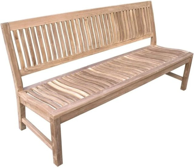 Lex Premium Kingsbury Gartenbank aus Teakholz in Braun, B/T/H: 150 x 70 x 90 cm - Bild 1