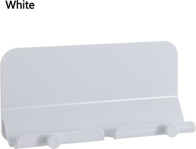 Wandhalterung für Ladegeräte und Smartphones als Haken und Dockingstation in Weiß von Household supplies MH - Bild 1