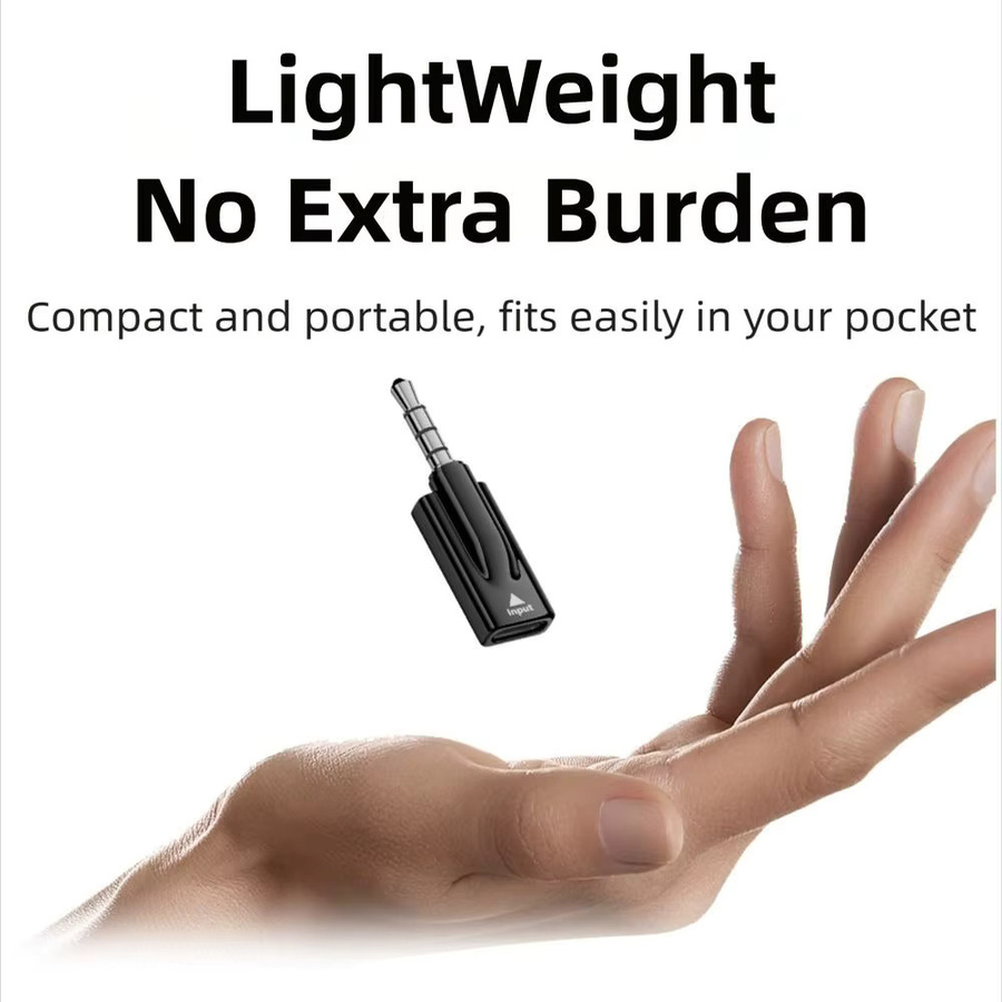 USB Typ-C auf 3,5 mm Klinke Audio Adapter mit DAC für HiFi Kopfhörer in Schwarz - Bild 3