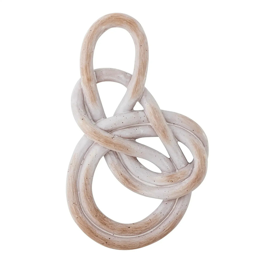 Bloomingville Wanddekoration Sifan aus Polyresin in Beige mit abstraktem Design, Höhe: 22 cm - Bild 1