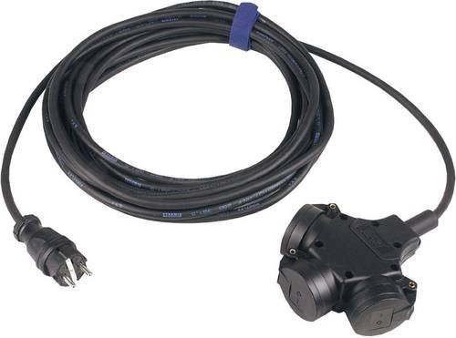 SIROX Strom Verlängerungskabel 16A Schwarz 5,00 m H07RN-F 3G 1,5mm² - Bild 1
