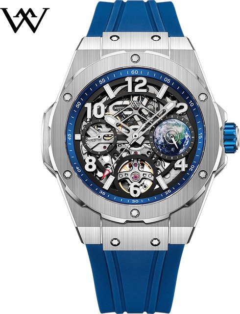 Welly Merck Armbanduhr, Automatik, Edelstahl, Schwarz, Herren - Bild 1