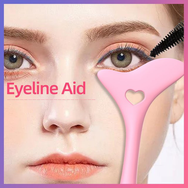 HUAZDS Eyeliner Aid Silikon Winged Tip Vorlage, Pink, Unisex - Bild 1