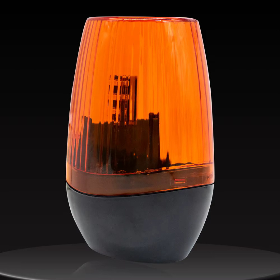 Sicherheitsschutz Blinklicht Lampe als Alarmlampe für Torlichtalarm in Rot oder Orange mit 12V-265V AC/DC Signal Strobe Blinklampe - Bild 1