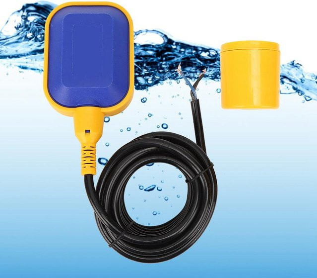 BERM Schwimmerschalter FQ2 Wasserstandssensor zur automatischen Wasserstandskontrolle für Pumpen mit 5 Meter Kabel, Mehrfarbig - Bild 1