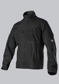 BP Komfort-Arbeitsjacke mit Stretcheinsätzen in Schwarz, Größe 56/58 - Bild 1
