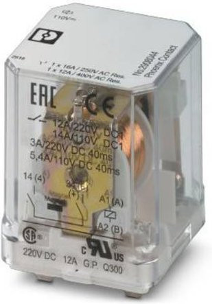 Phoenix Contact REL-PR1-110DC/1/MB Relais 110 V/DC 16A 1 Schließer transparent - Bild 1