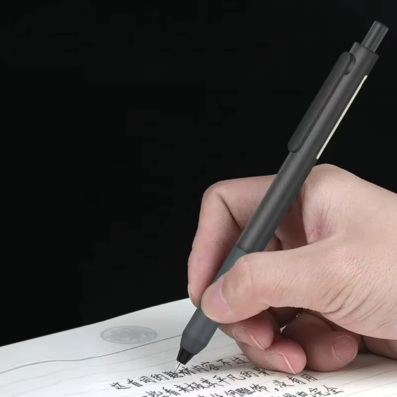 Gelstift-Set mit 0,5 mm Spitze in Schwarz für Schule und Büro - Bild 3