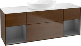 V&B Waschtischunterschrank Finion in Weiß lackiert, Breite: 160 cm, Tiefe: 50,1 cm, Höhe: 50,1 cm - Bild 1