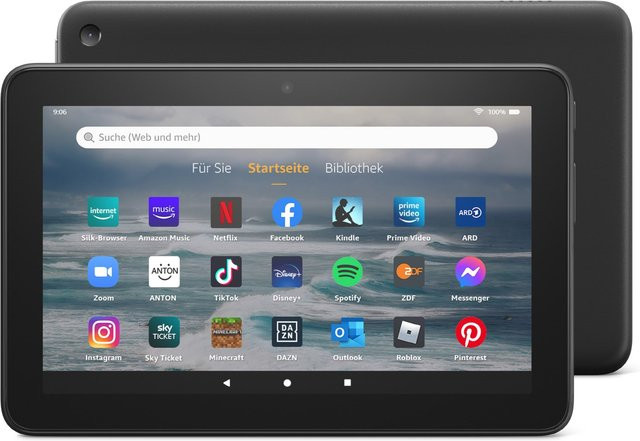 Amazon Fire 7 Tablet 32GB Schwarz mit 7 Zoll Display und Bluetooth - Bild 1