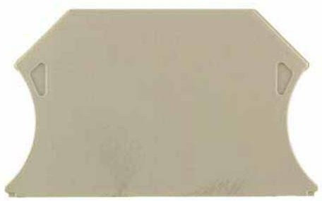 Weidmüller Abschlussplatte 1957710000, beige, 20 Stück - Bild 1