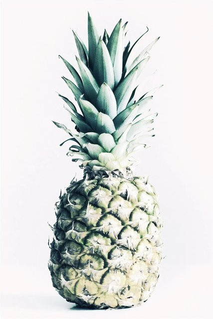 Komar Wandbild Pineapple Paper Poster Multicolour B: 50 cm, H: 70 cm - Bild 1