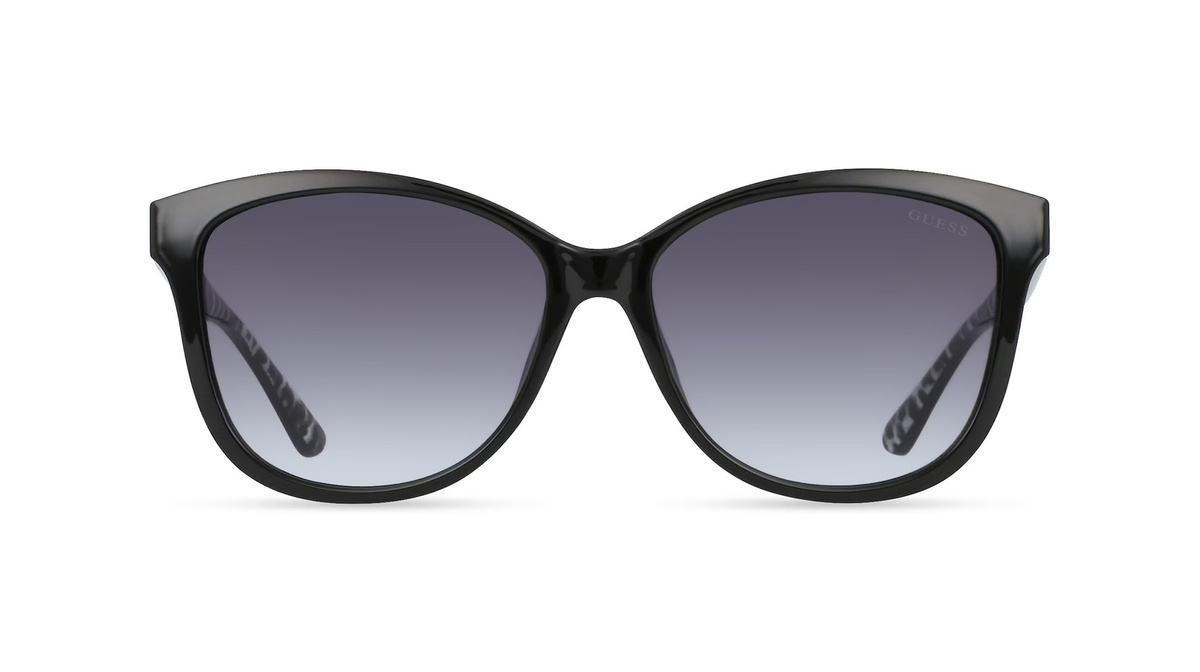 Guess GU7828 Sonnenbrille Butterfly, Vollrand, Kunststoff, Unisex, schwarz - Bild 1