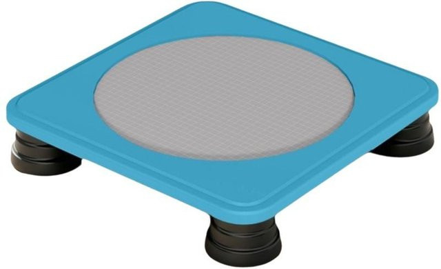OOTDTY Kinder Fitness Trampolin, Sprungmatte, blau - Bild 1
