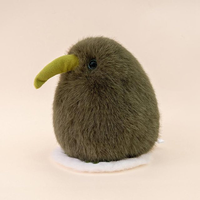 Yiran toy Vogel Plüschtier, Papagei, 12cm, Braun - Bild 1