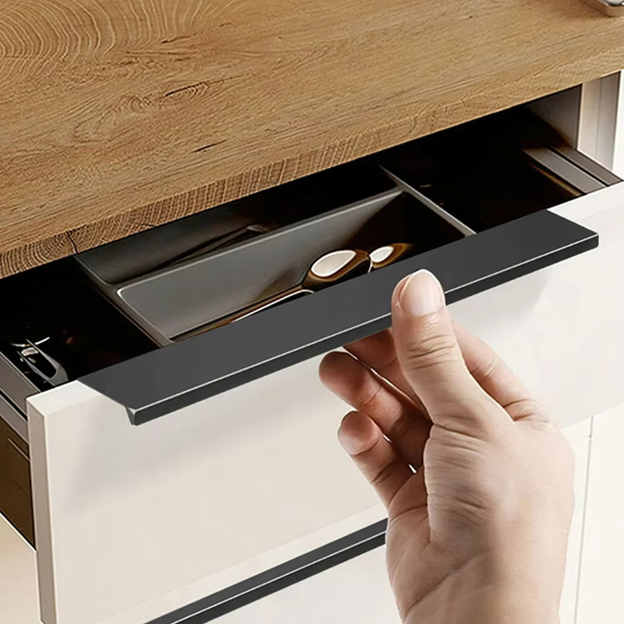 TANASAHA Küchenschrankgriffe aus Aluminiumlegierung in Weiß für Kommoden, Schubladen und Schränke - Bild 3