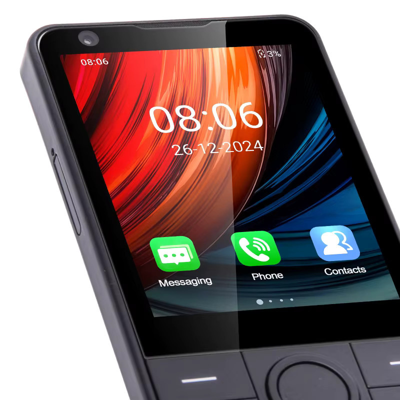 DOOV R77 Pro 4G LTE Smartphone mit Android, 2,8 Zoll Touchscreen, 3GB RAM, 32GB Speicher und 5MP Kamera in Schwarz oder Grau - Bild 2