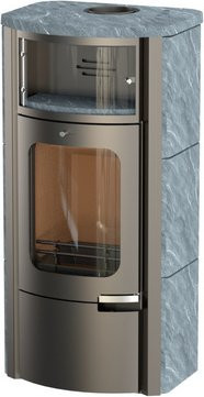 THERMIA Kaminofen Prestige aus Naturstein in Grau mit 7 kW Leistung - Bild 1