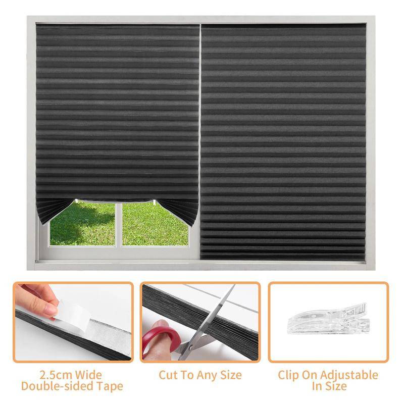 Schnurlose Wabenplissee-Faltenjalousie für Dachfenster Day-Night aus Polyester, Breite: 60 cm, Höhe: 150 cm - Bild 2