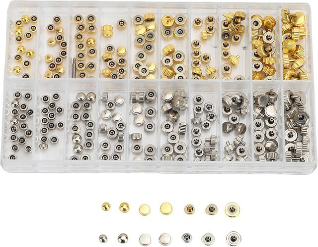GoolRC Uhrenkronen Set, Edelstahl, beige - Bild 1