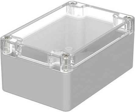 Bopla EUROMAS M 215G Industrie-Gehäuse aus Polycarbonat in Lichtgrau RAL 7035, B/H/T: 120 x 80 x 55 mm - Bild 1