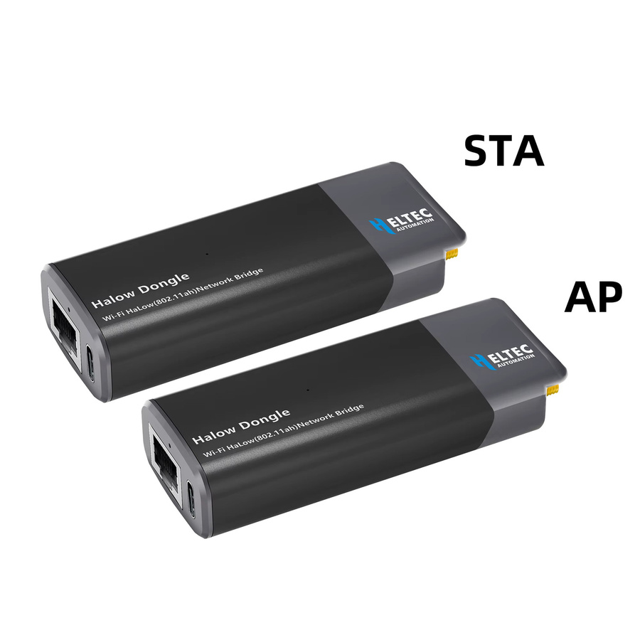 Heltec Wi-Fi HaLow Wireless Ethernet Jumper Dongle 915 MHz in Schwarz - Bild 2