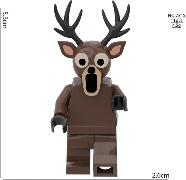 Yiran toy 99 Nächte im Wald Hirsch, Bausteine Set, ab 14 Jahren - Bild 1