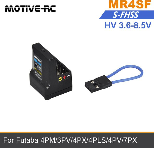 MOTIVE-RC S-FHSS-Empfänger, 6,8 ms, Hochgeschwindigkeits-4CH-kompatibel - Bild 1