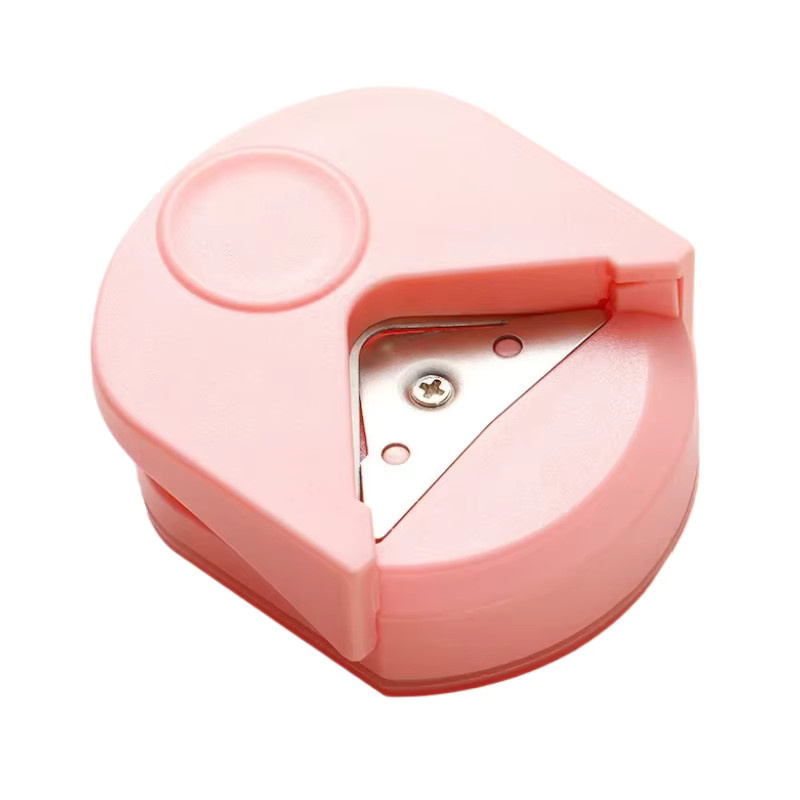 Tragbarer Filetschneider aus Papier und Kunststoff mit Edelstahlklinge in Pink - Bild 3