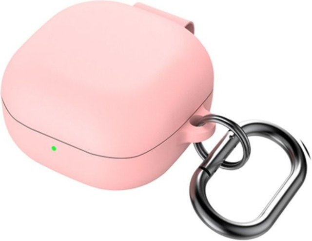 Stoßfeste Silikon Schutzhülle für Samsung Galaxy Buds Live, Buds 2, Buds 2 Pro und Buds FE in Rosa - Bild 1