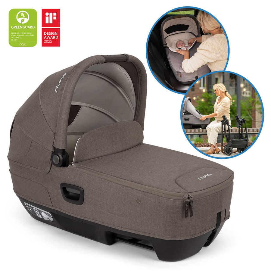 Nuna Babywanne CARI next für Auto und Kinderwagen in Chestnut Brown - Bild 1