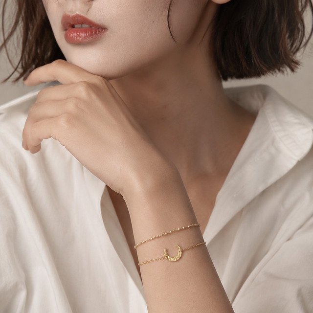 St.delan Armband, Edelstahl, Gold, Damen, 15+3cm - Bild 1