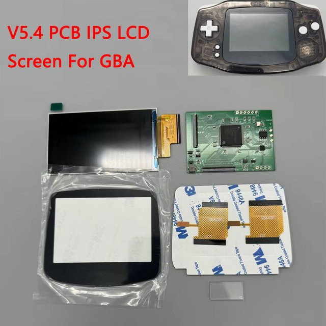 V5.4 PCB IPS LCD-Bildschirm für GBA in Multicolour mit hoher Helligkeit und schweißfreier Montage - Bild 1