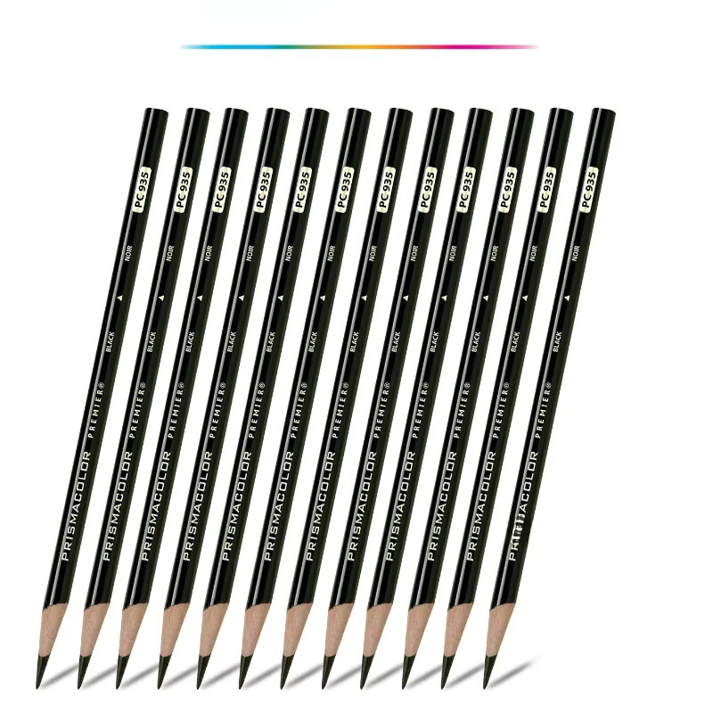 Prismacolor Premier Buntstifte 12er-Pack mit weichem Kern für professionelle Malerei und Zeichnung in Schwarz und Weiß - Bild 4