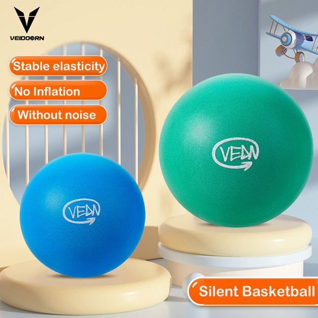 Veidoorn Silent Basketball, geräuscharmer Airless-Schaum, Rosa / Pink - Bild 1