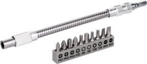 Bosch Bit Set 11-teilig mit flexibler Metallverlängerung in Silber - Bild 1