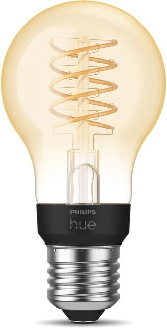 Philips Hue White Filament LED-Lampe E27, Warmweiß, 550 lm, 7 W, Bluetooth und Apple HomeKit kompatibel - Bild 1