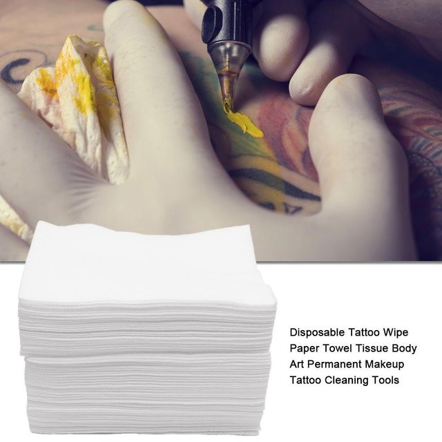 50 Stück Einweg-Tattoo-Wischpapier, Permanent-Tattoo-Zubehör - Bild 1