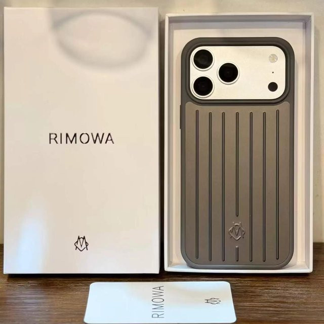 Luxus Handyhülle aus Aluminiumlegierung mit 3D-Wellenstruktur für iPhone 14 bis iPhone 17 Pro Max in Grau von xiangyun - Bild 1