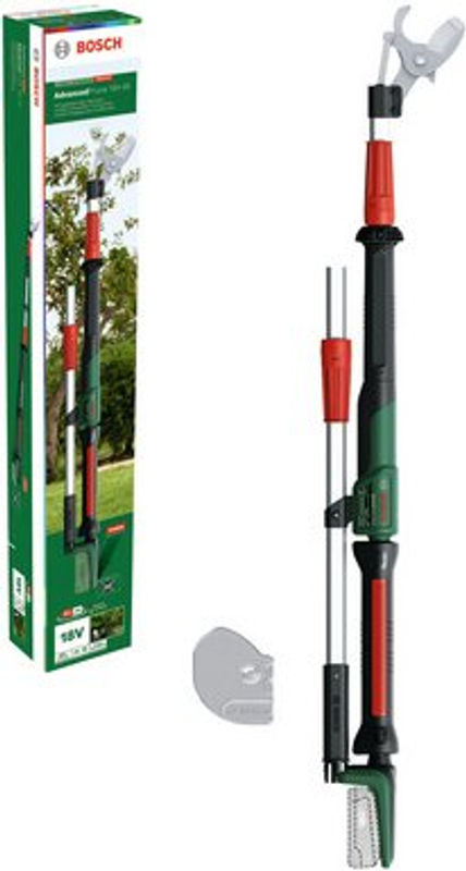 Bosch AdvancedPrune 18V-45 Solo Akku-Teleskop-Strauchschere mit 360 Grad drehbarem Schneidkopf und Verlängerung in Orange, Grün und Schwarz - Bild 2
