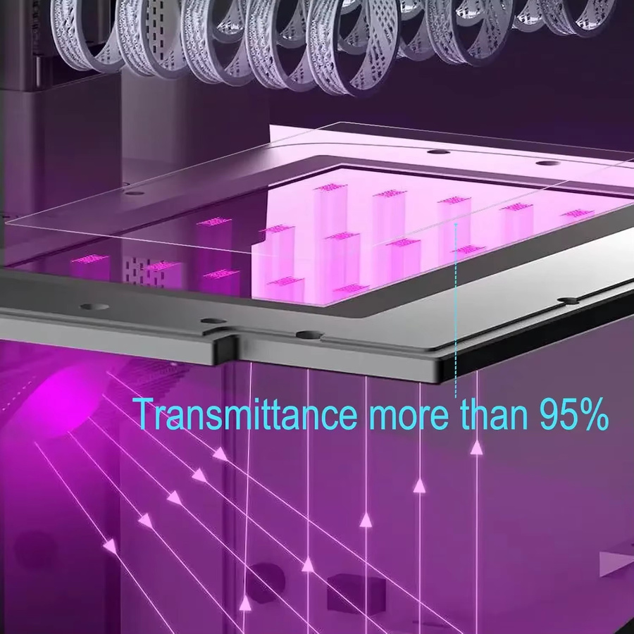 5 Stück kratzfeste Schutzfolien für Anycubic Photon M3 Max 13,6 Zoll LCD-3D-Drucker, transparent - Bild 3