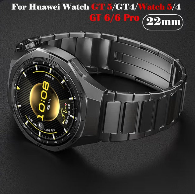 Huawei Uhrenarmband Edelstahl, silver, 22 mm, Unisex - Bild 1