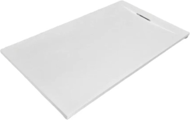 Frascio New Technology Duschwanne Vulcano Line Plus in Weiss aus Mineralguss mit Seitengitter, B/T: 135 x 65 cm - Bild 1