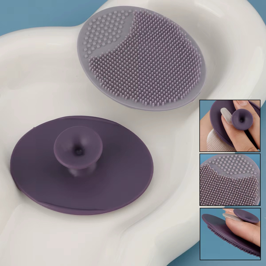 RANCAI Gesichtsreinigungspinsel, 2er-Set, Schwarz, Unisex - Bild 2