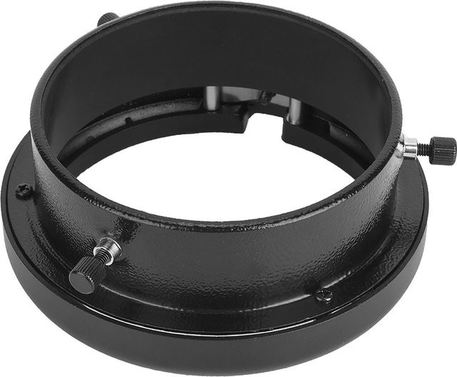 NiceFoto SN-10 Mini-Halterung für Kameralichter mit Bowens-Montagering-Adapter in Schwarz - Bild 1