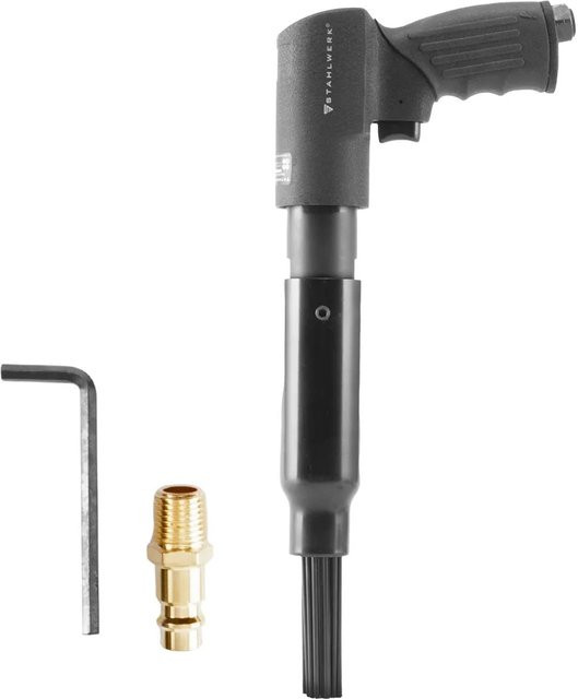 STAHLWERK Druckluft-Nadelentroster DNE-400 ST in Schwarz mit 19 Nadeln für 6,2 bar - Bild 1