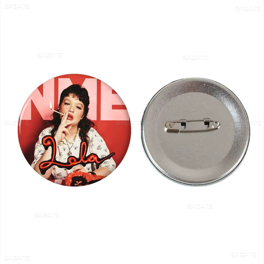 Brosche Lola Young, 58mm, Weißblech - Bild 6