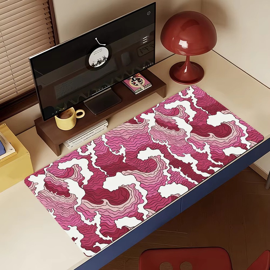 Art Waves Mauspad im japanischen Stil, rutschfeste Gamer-Schreibtischunterlage für Laptop und Büro, groß - Bild 4